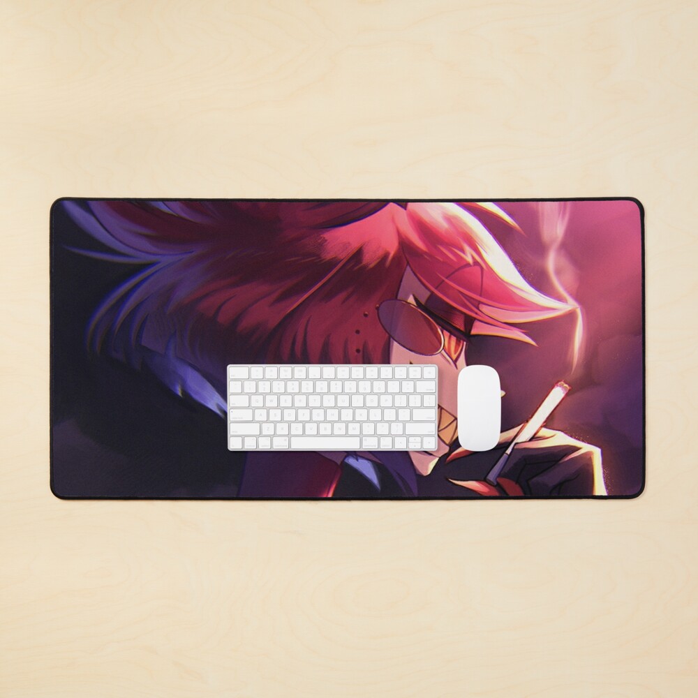 Alastor Hazbin Hotel Desk Mat, Hazbin Hotel Decor