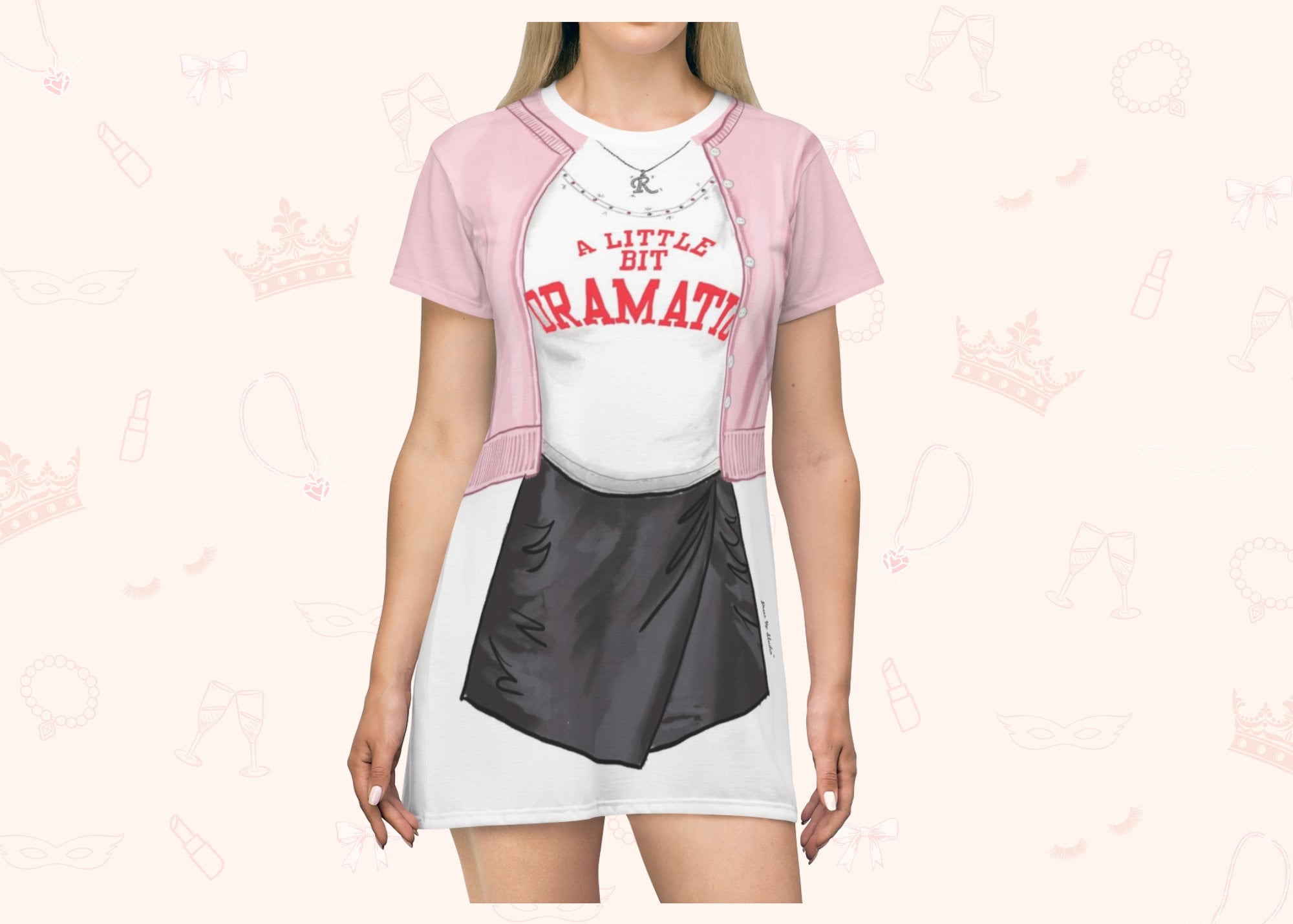 Drama Queen T-Shirt Dress Women’s Casual Loungewear