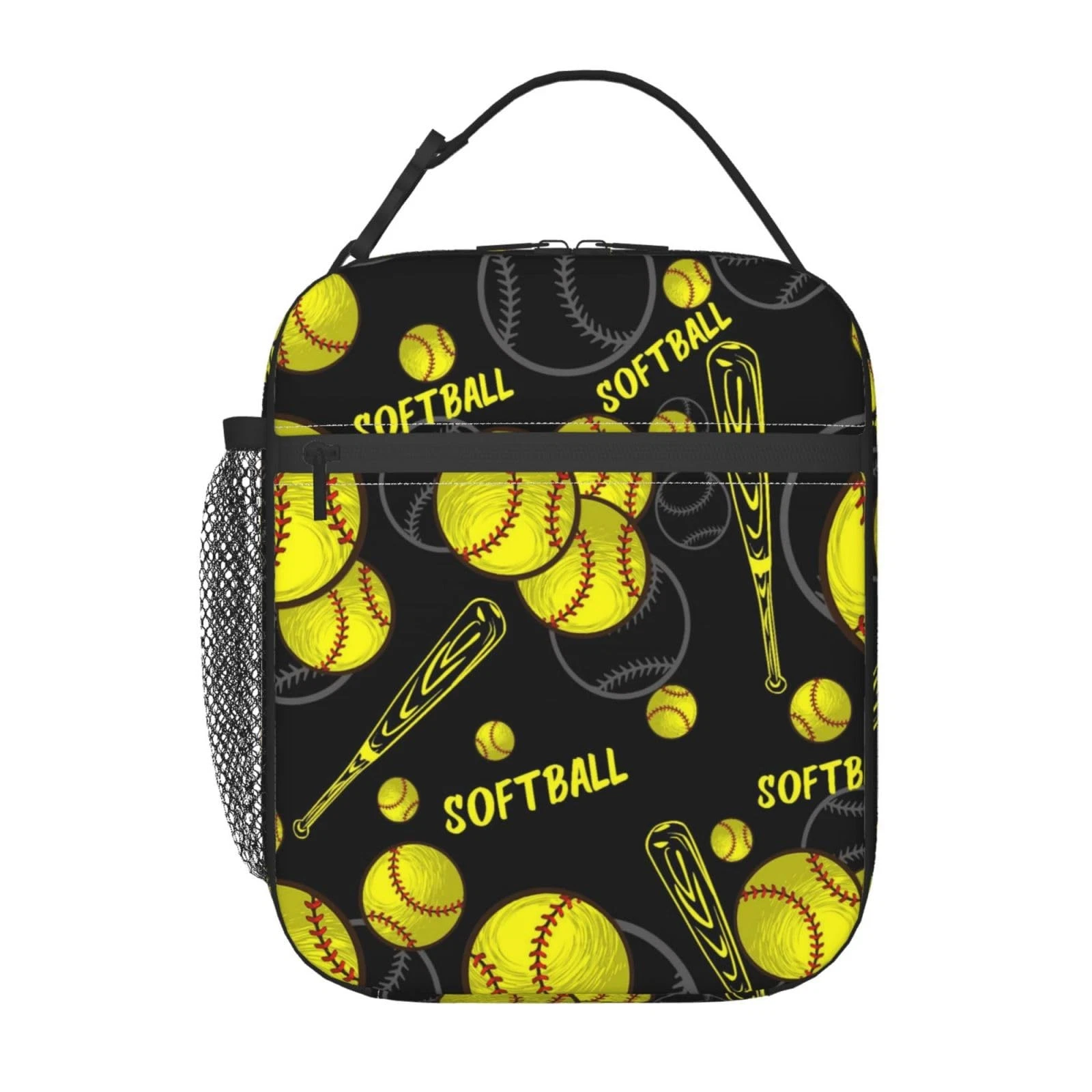 Softball Lunch Bag for Kids Boys Girls