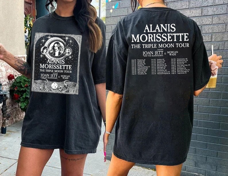 Alanis Morissette 2024 Tour , Alanis Morissette The Triple Moon Tour 2024 Shirt