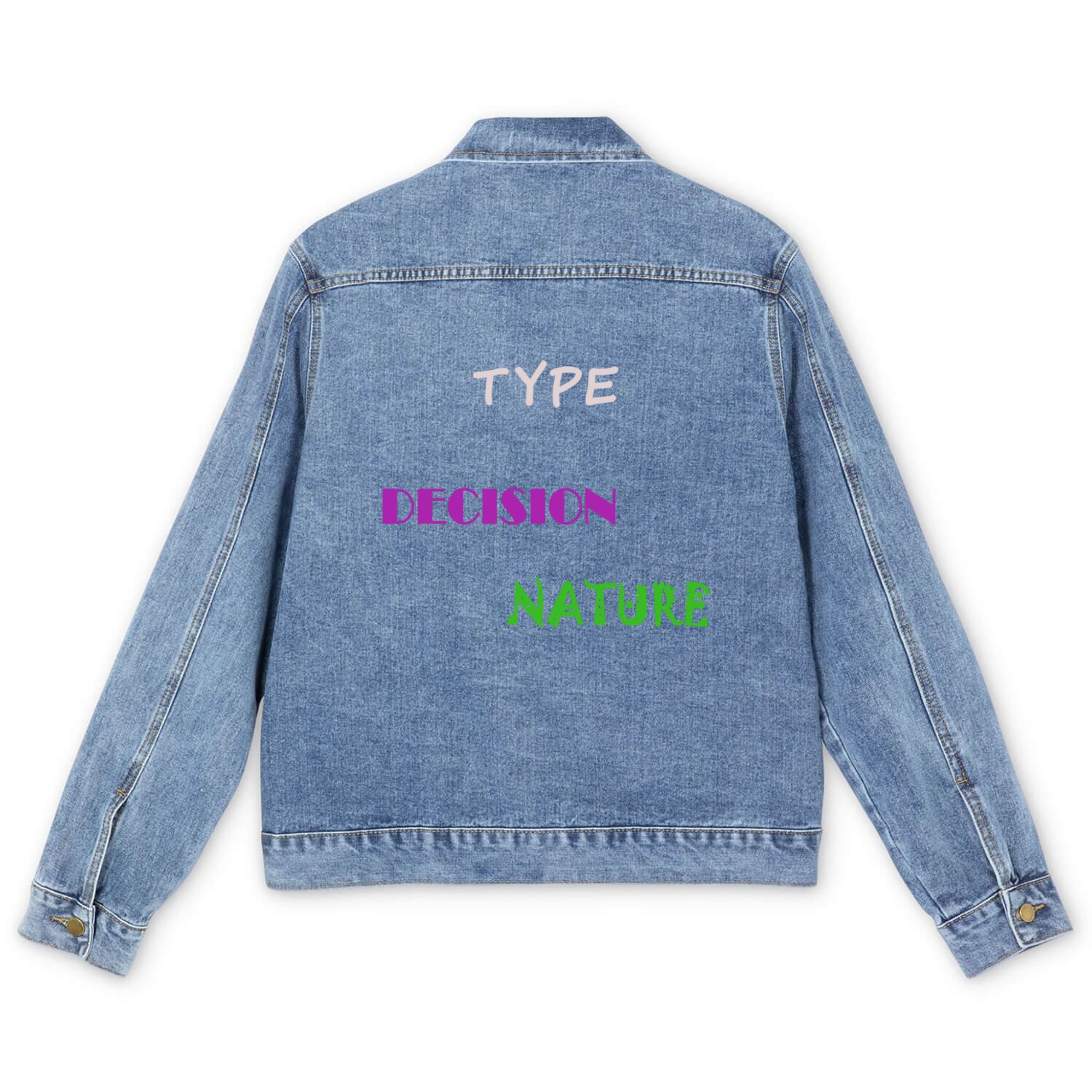 Type Decision Nature Men's Denim Jackets