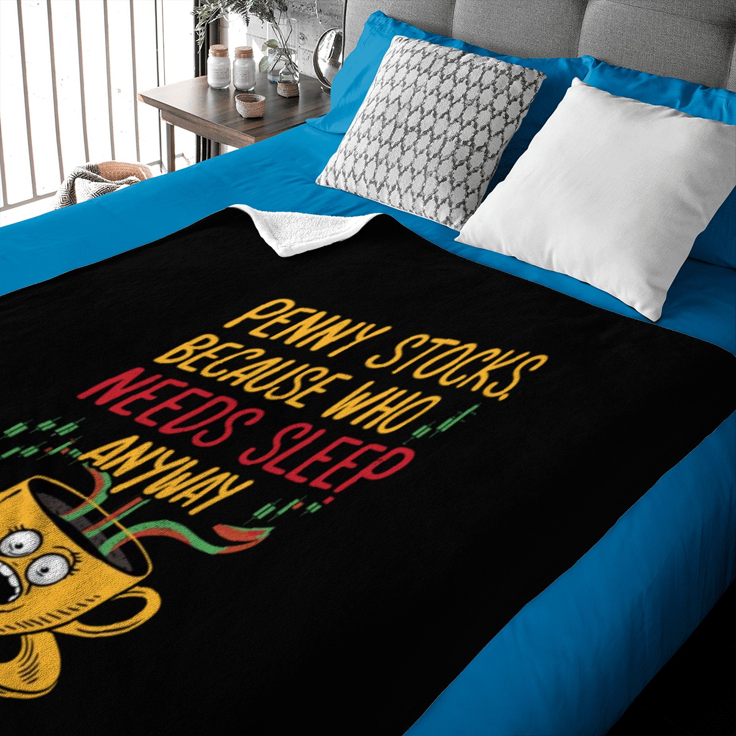 Stock Market trader Forex Trader Investor Trading Baby Blankets