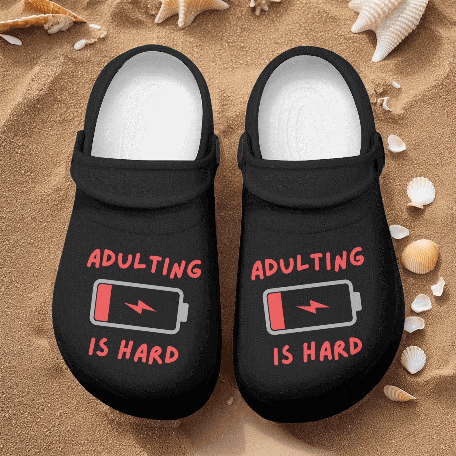 Adulting is hard Nurse Clogs