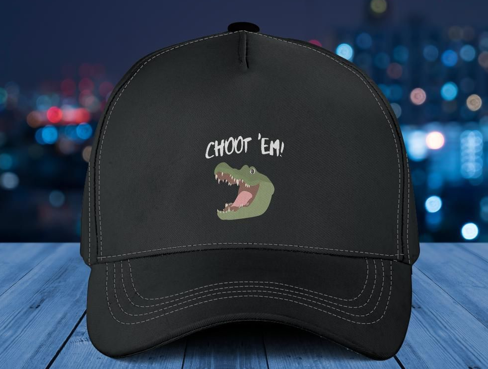 Troy Swamp Choot Em' Alligator Gator Hunting Baseball Cap