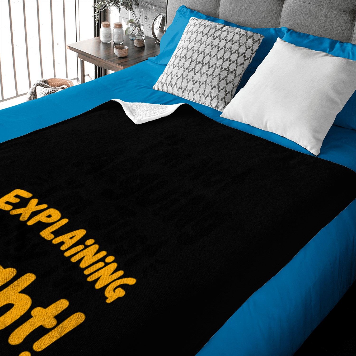 Intellectual Humor Baby Blankets Witty Typography