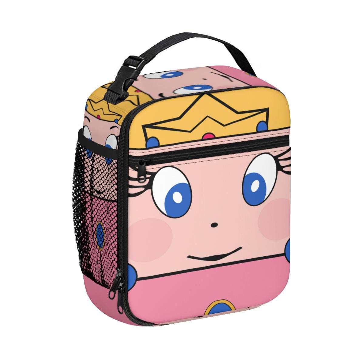 Princess Peach Lunchbox Insulated Gamer Tote | Waterproof, Durable, Large Capacity | Perfect for School or Day Trip