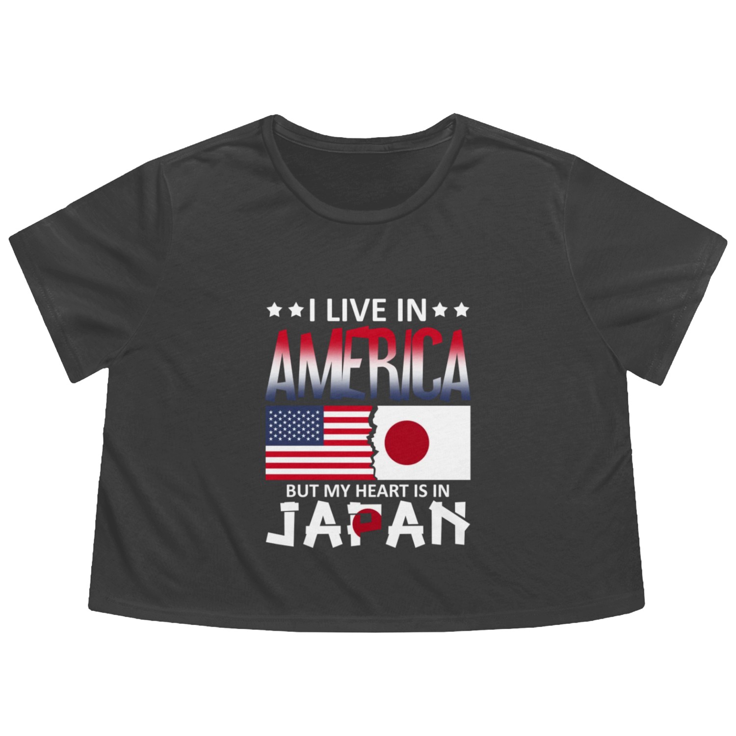 Japanese American Japanese Art Japanese Culture Flowy Cropped Tees