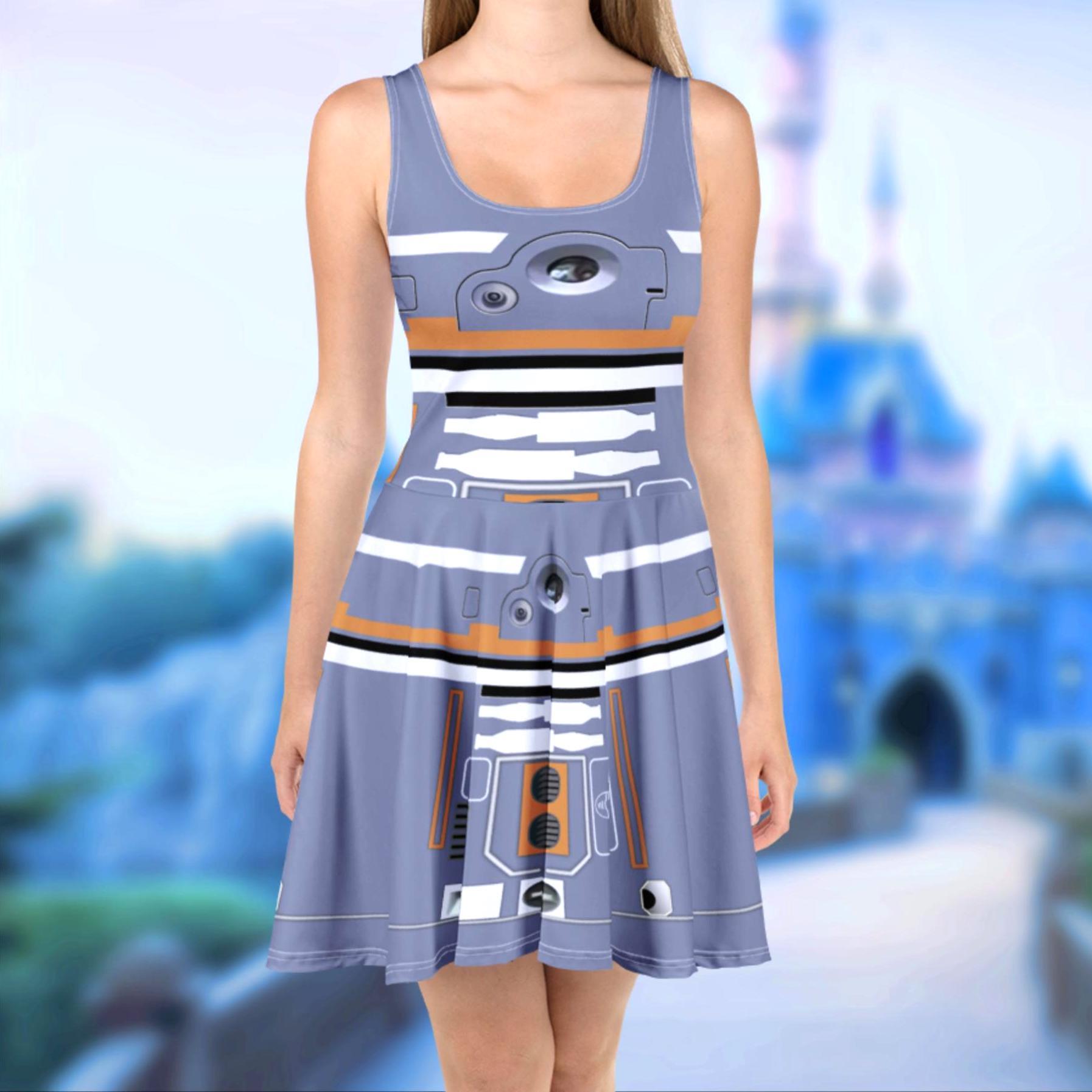 Galactic Starcruiser SK-620 Droid Women's Skater Dress