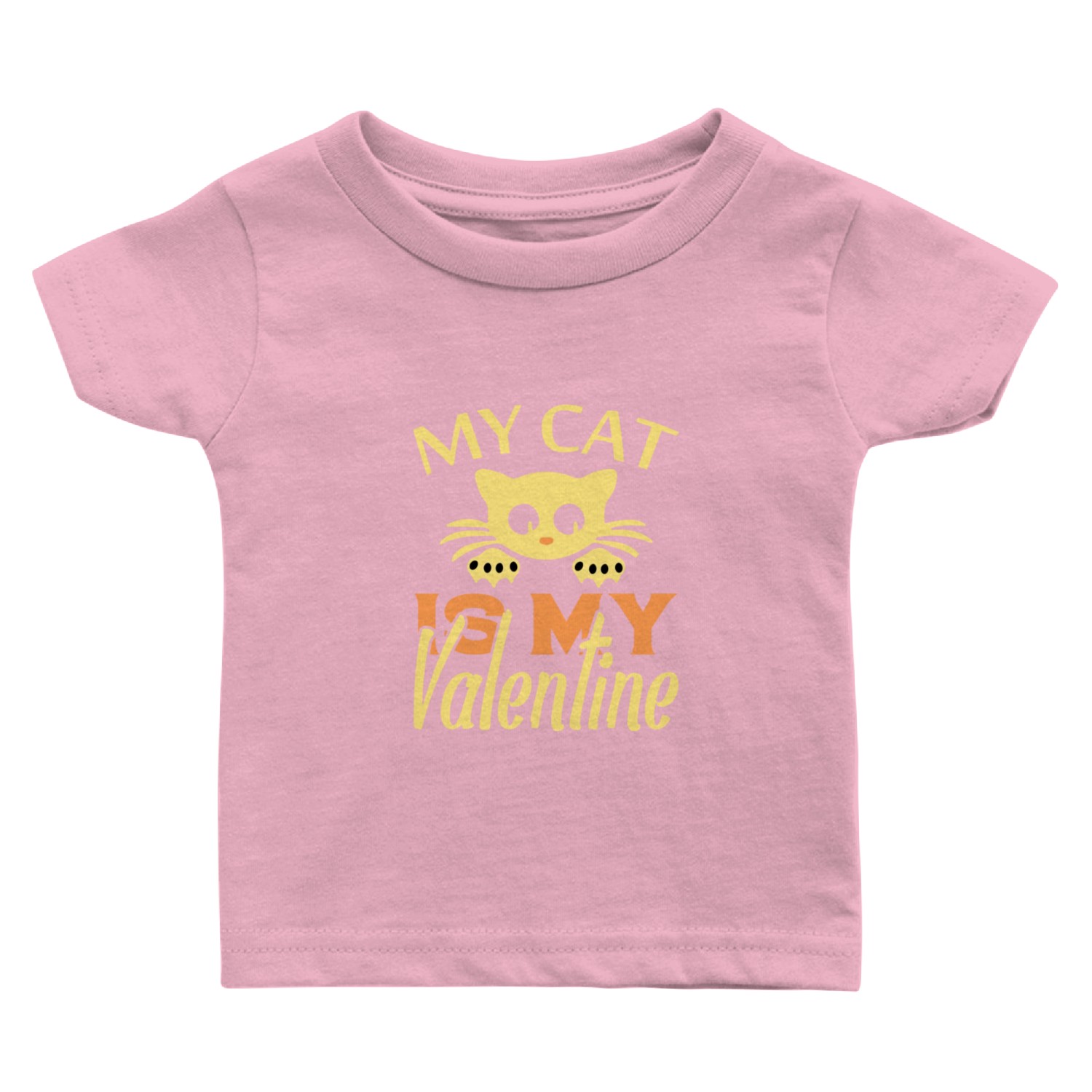 Valentines Day Gifts My Cat Is My Valentine Matchi Baby T Shirts