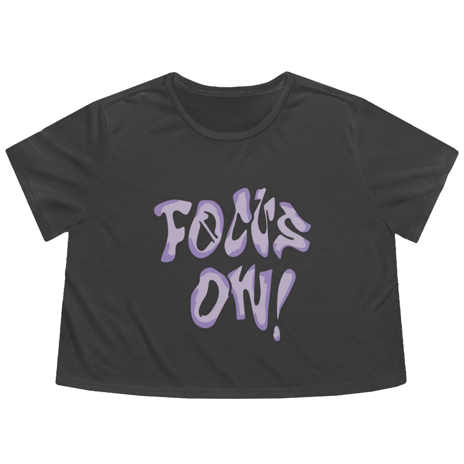 Focus on ! Flowy Cropped Tees