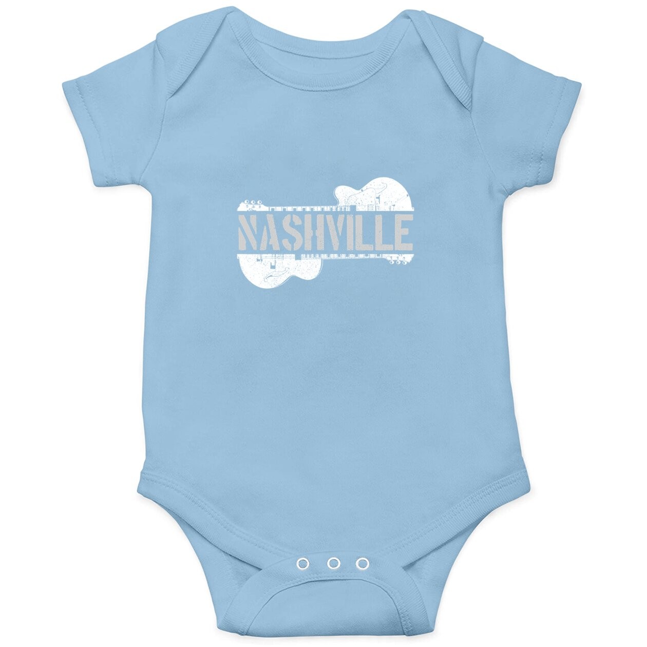 Nashville Guitar Tennessee Baby Bodysuit