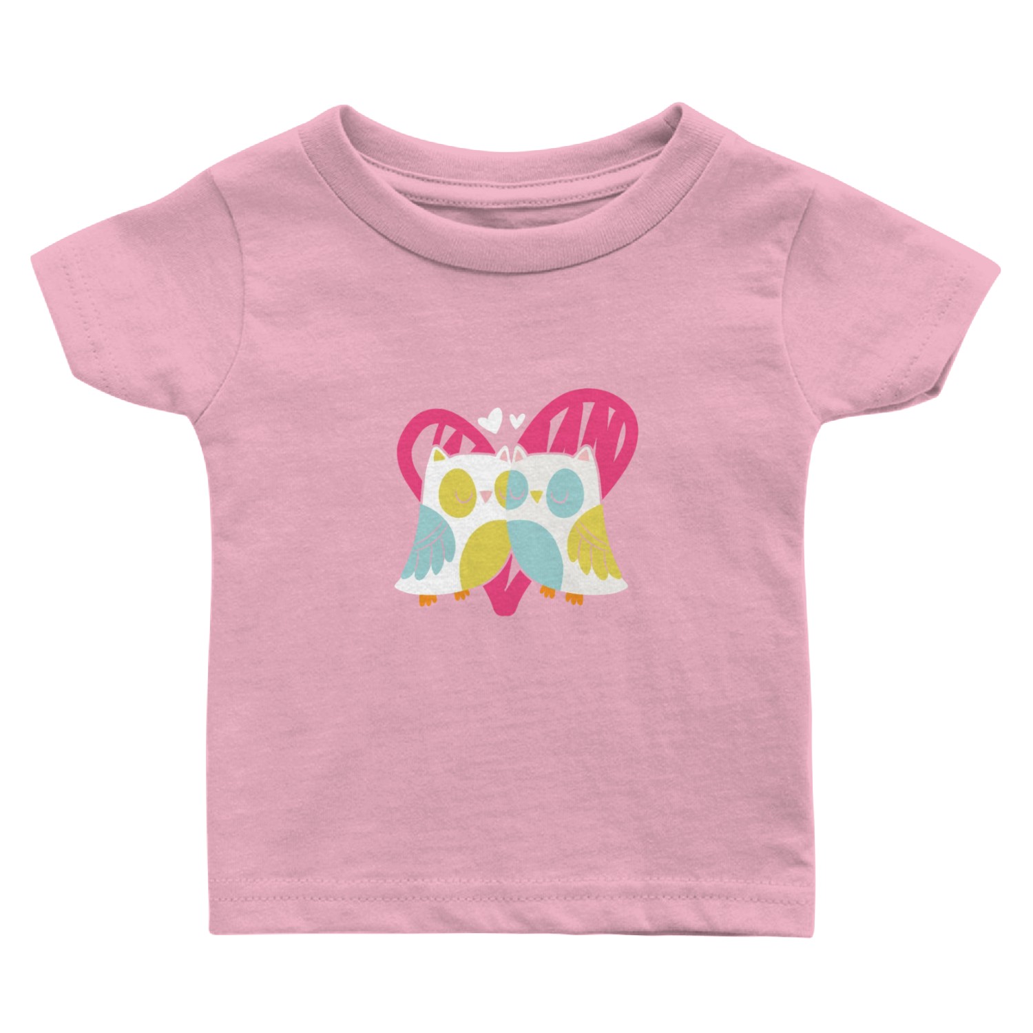 Owl Valentines Day Hearts Day Cupid Bird Lover Baby T Shirts
