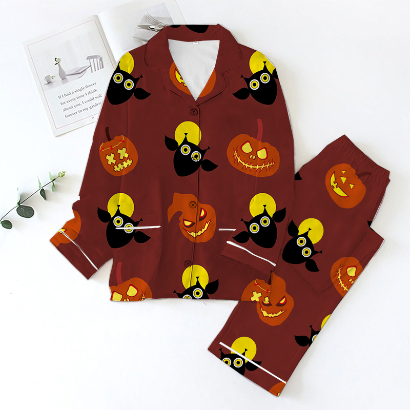 2024 Spring and Autumn New Christmas Pajamas 3D Printed Pajamas Couple Pajamas