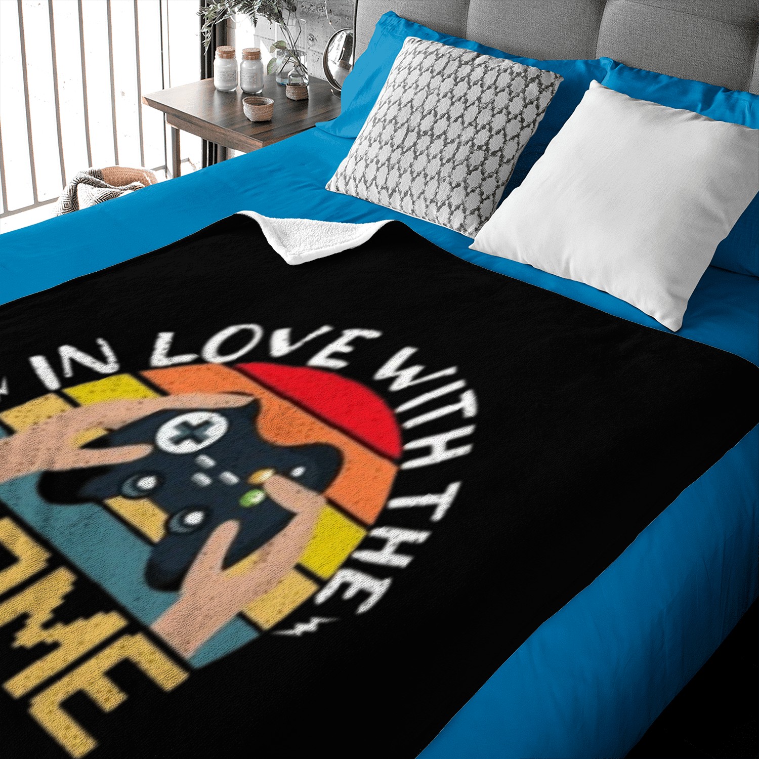 in love with the game Baby Blankets