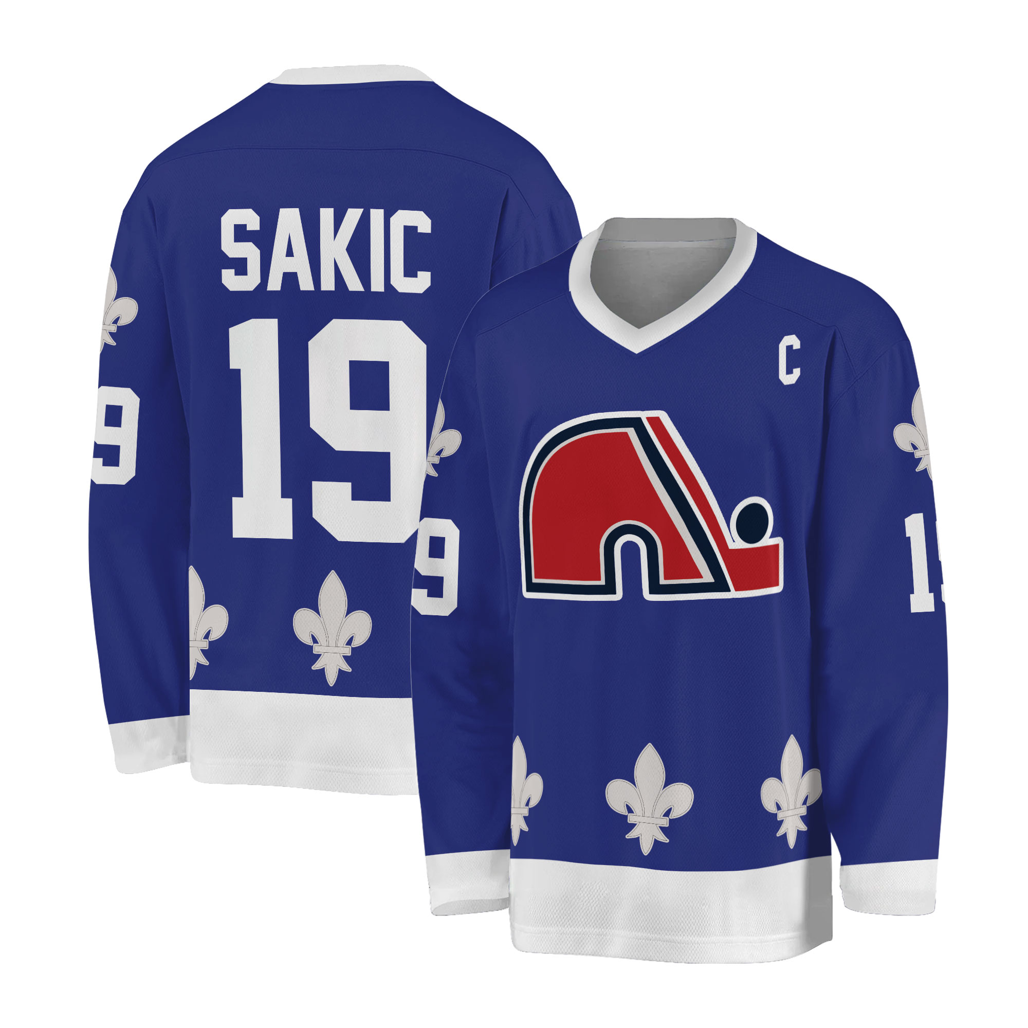 Joe Sakic Avalanche Nordiques CCM Men's Hockey Jersey