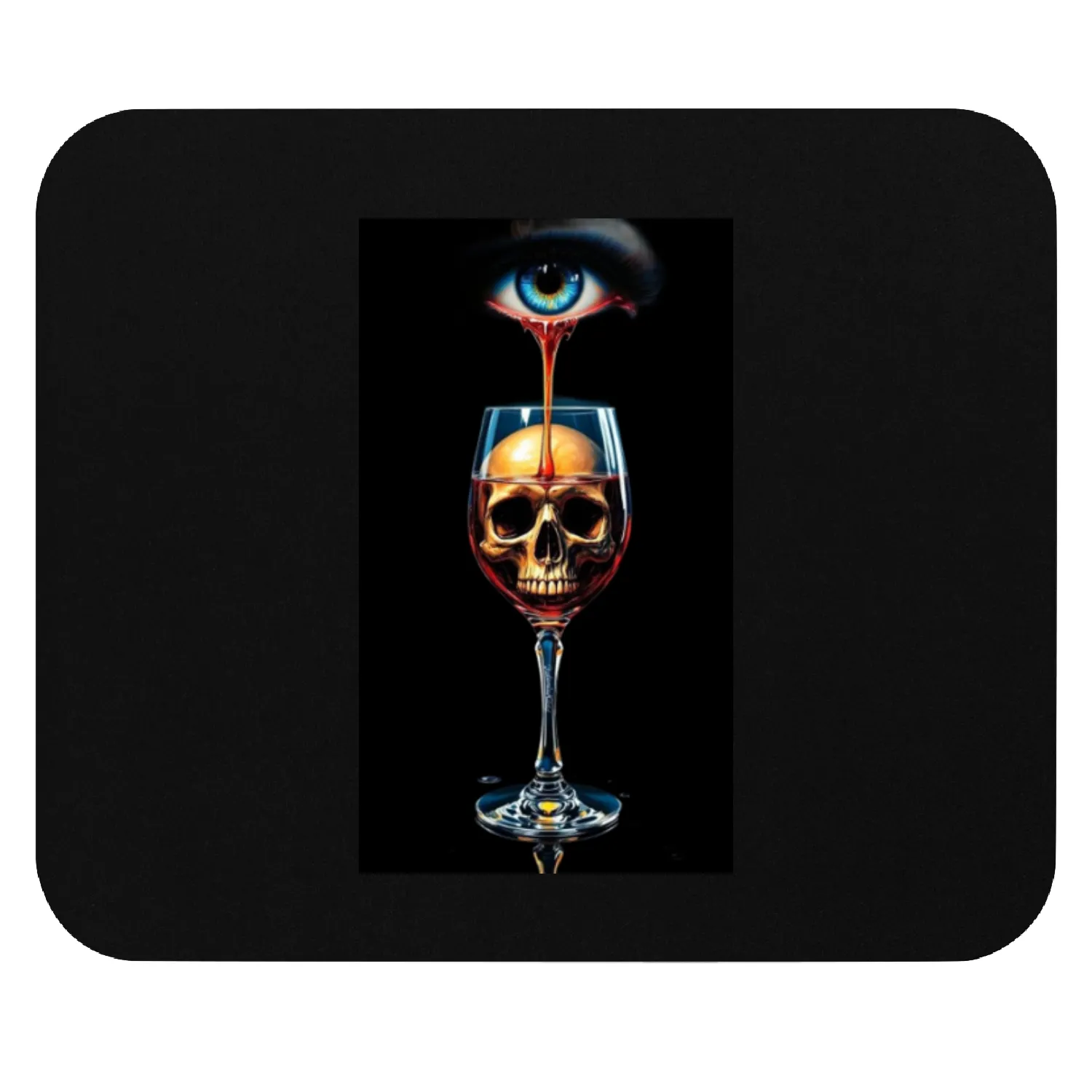 bloody eye Mouse Pads