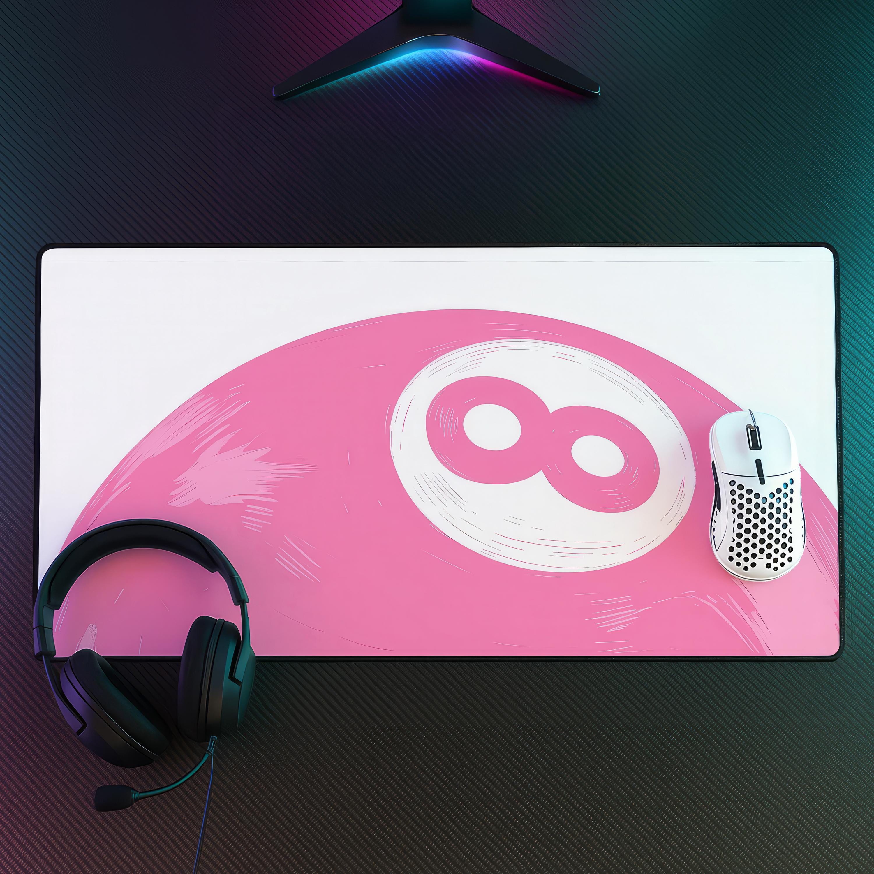 8 Ball Mouse Pad, Aesthetic Billiards Desk Mat, Magic Eight Ball Gaming Mousepad, Pastel Gamer Gift