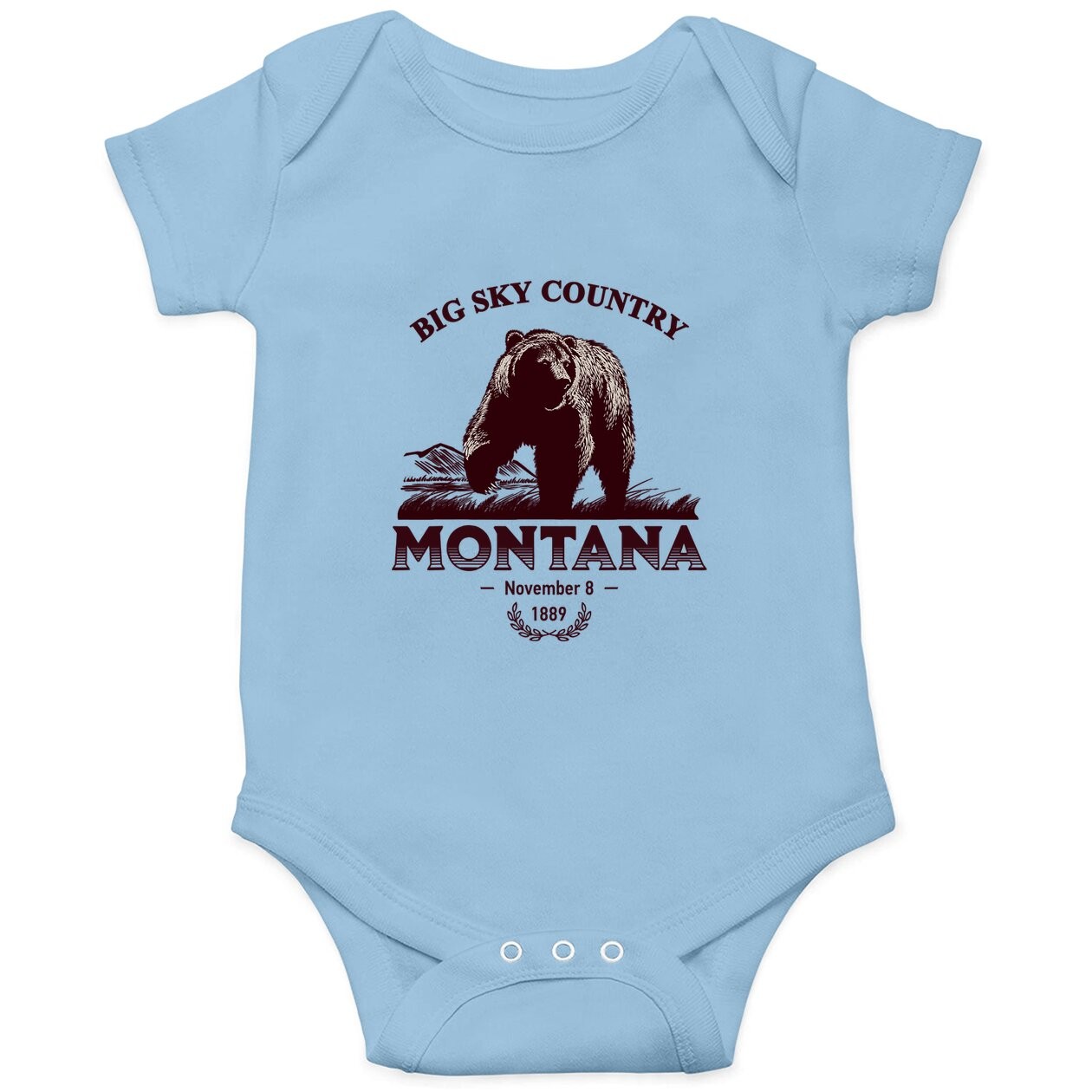 Montana State Baby Bodysuit