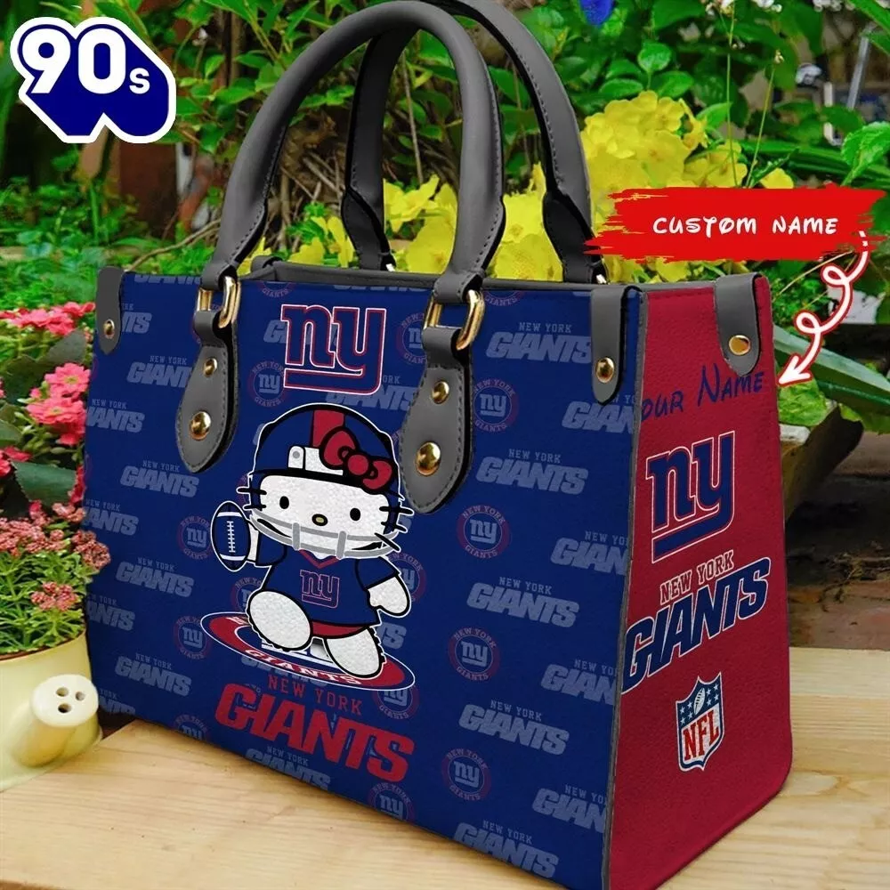 Personalized New York Football Team NY Giantss Leather Handbag Gift