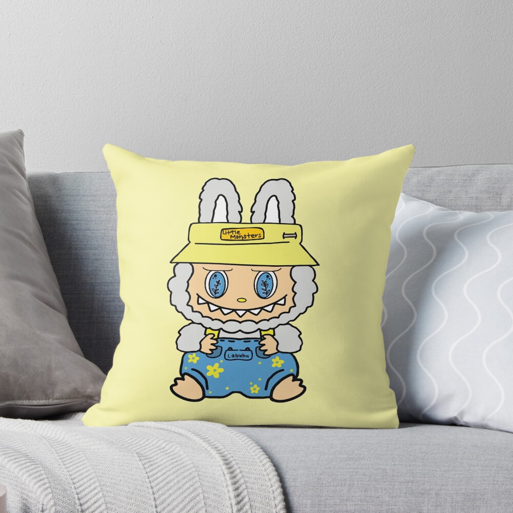 Cute Labubu Pillow, Cute Labubu Pillows Gift, Gift for Fan