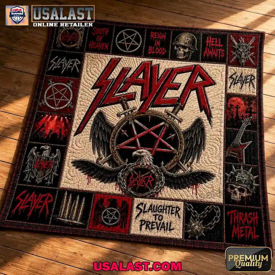 Slayer Slaughter To Prevail Edition Quilt Blanket