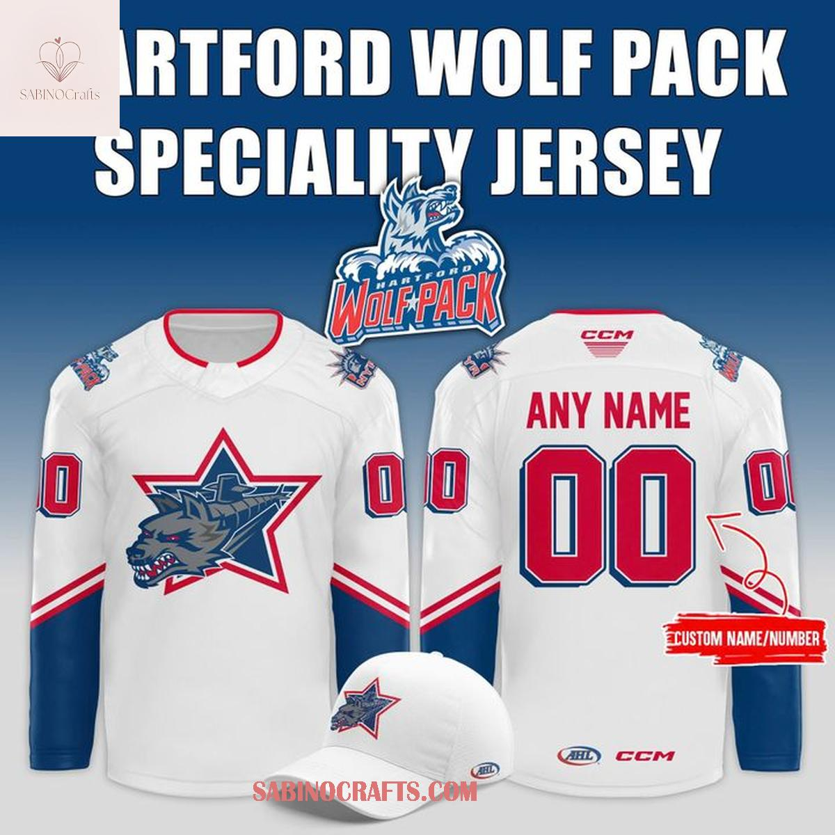Hartford Wolf Pack 2026 New Season Kit Personalized Hockey Jersey
