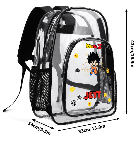 Dragon Ball Z Transparent Backpack