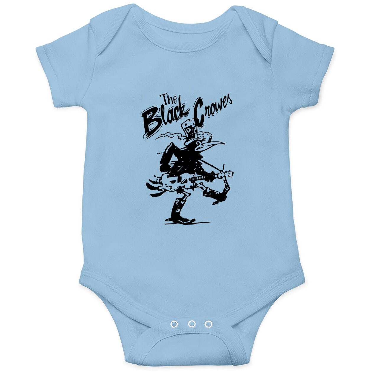 The Black Crowes Funny Guitar Baby Bodysuit