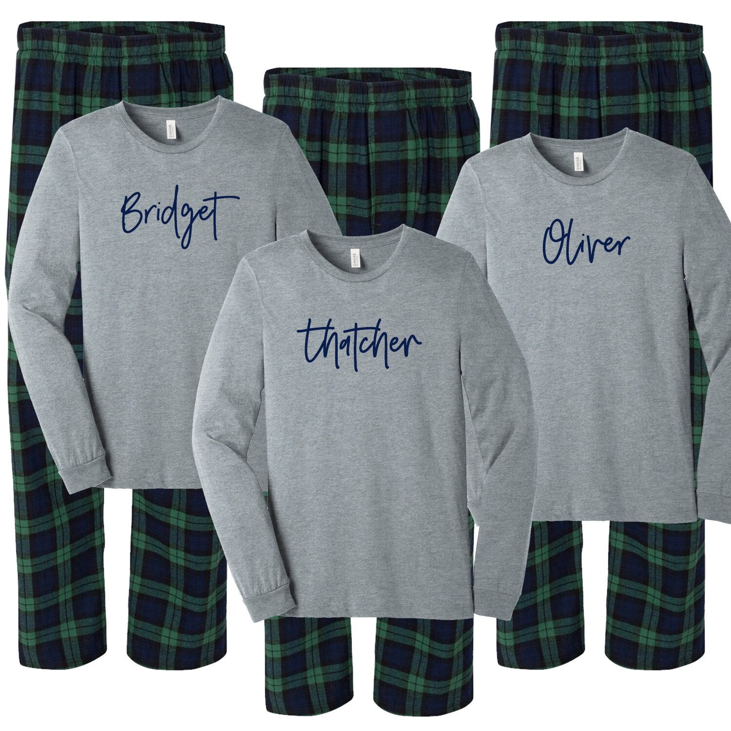 Personalized Pajamas, Matching Family Christmas Pajamas, Merry Christmas Matching Family Pajamas, Christmas Gift, Family Matching Sleepwear