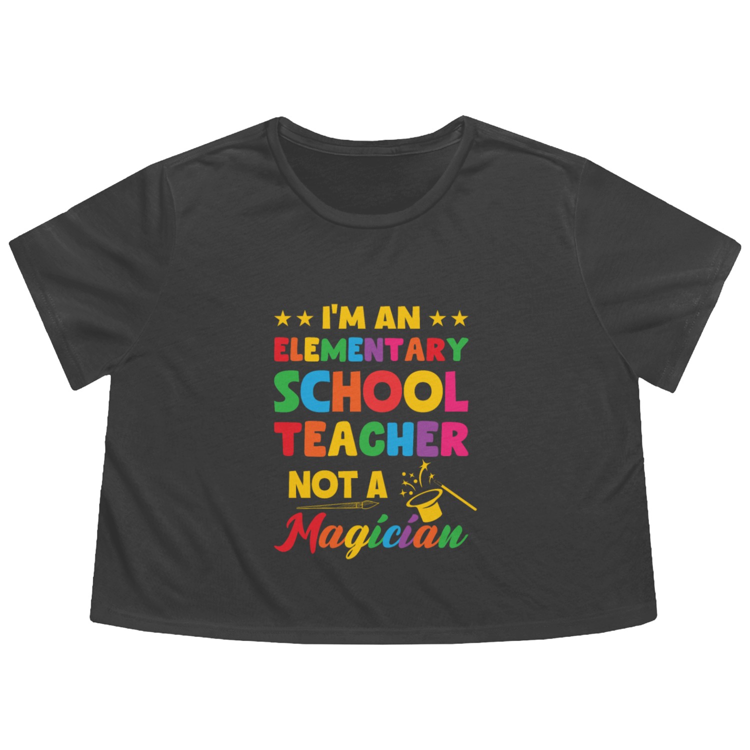 Amzad Elementary School 35 Flowy Cropped Tees