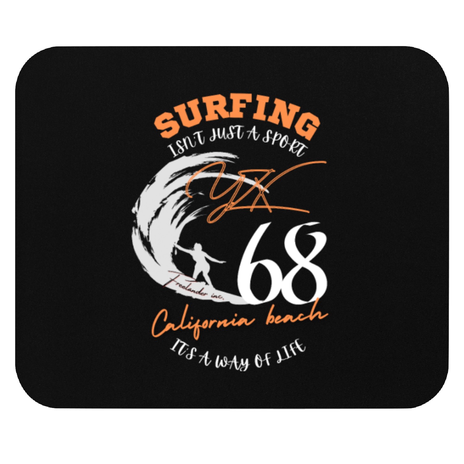 Surfing, it's a way of life Mouse Pads