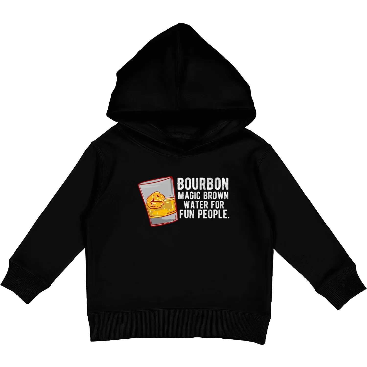 Bourbon - Magic Brown Water Kids Pullover Hoodies
