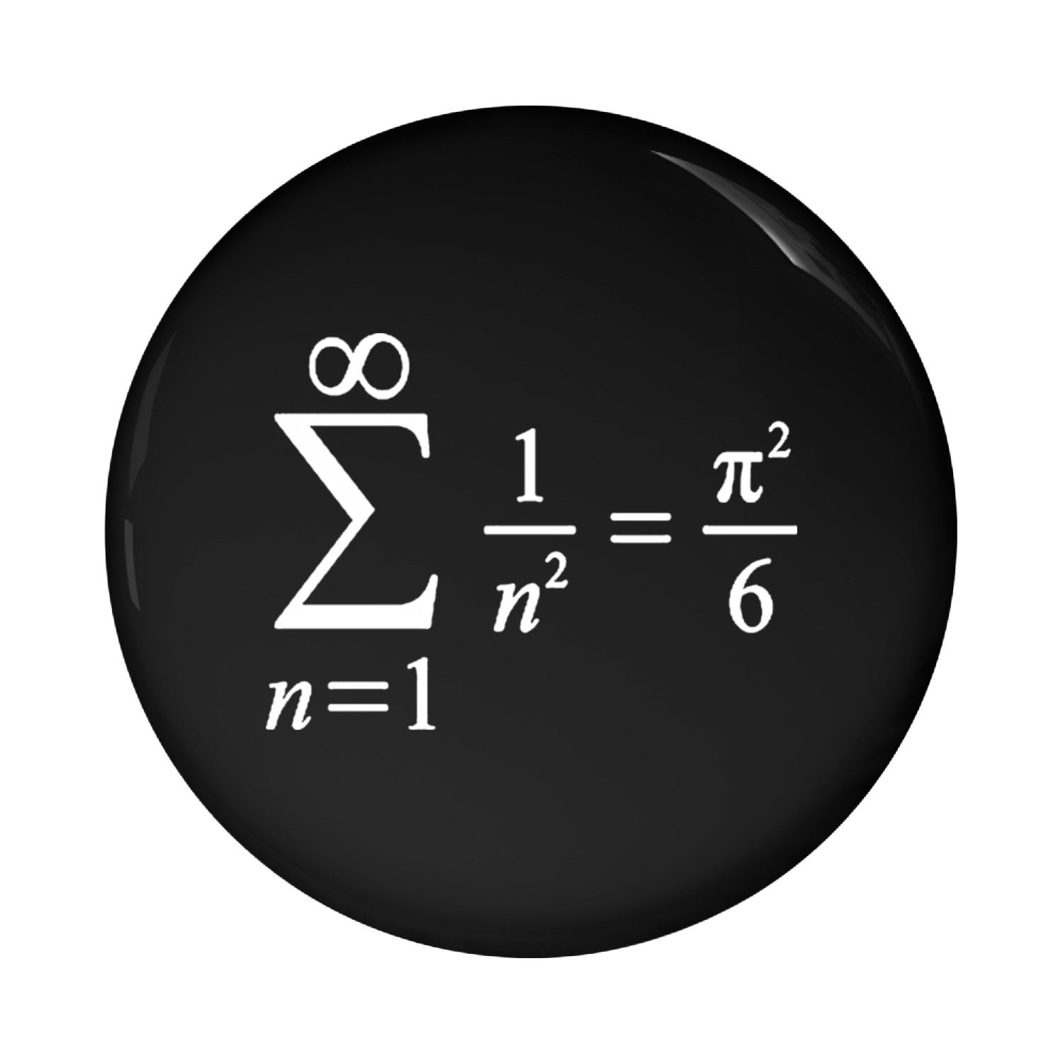 sum of inverse squared numbers Pin Buttons