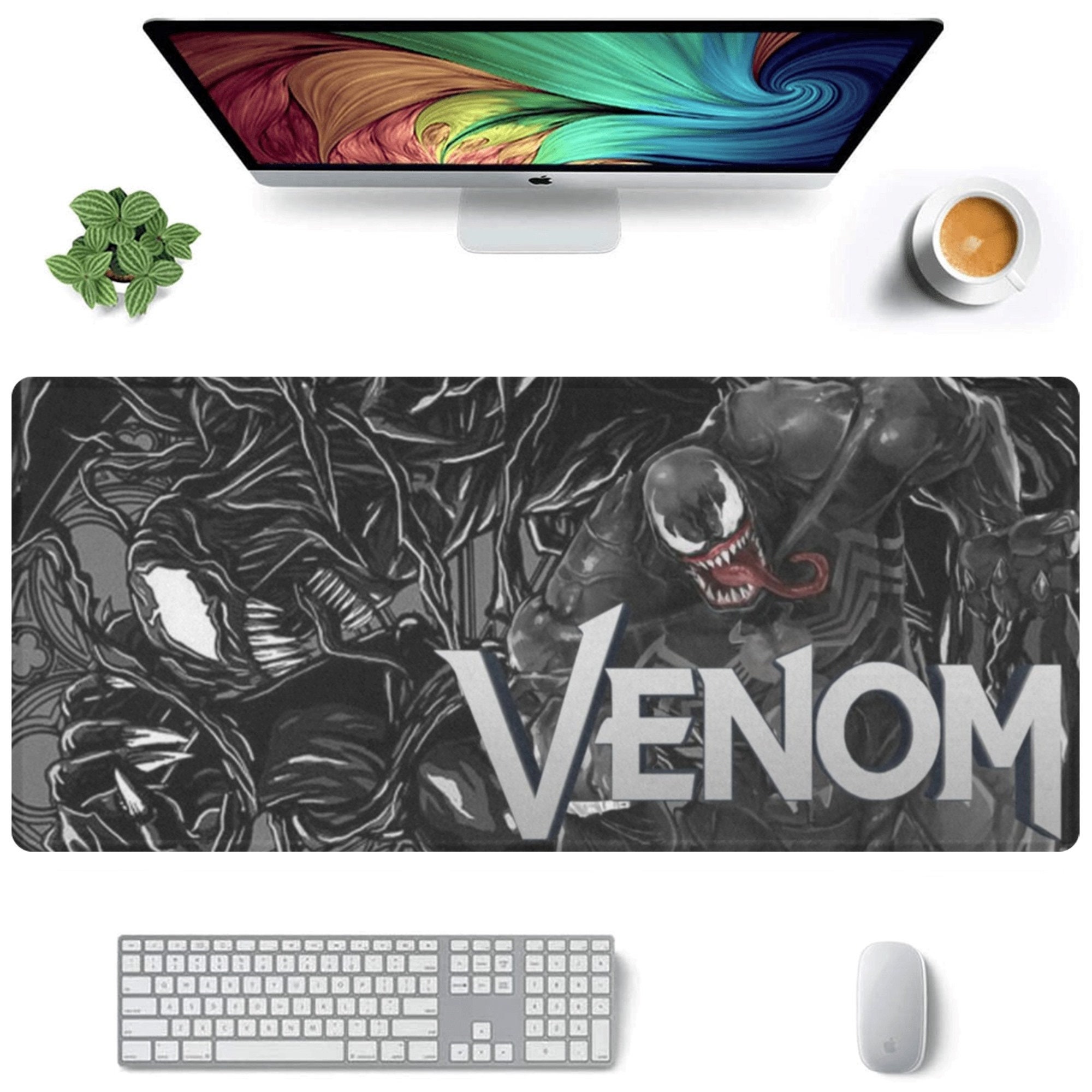 Venom Desk Mat Suitable for Gamers, Content Creators, and Others