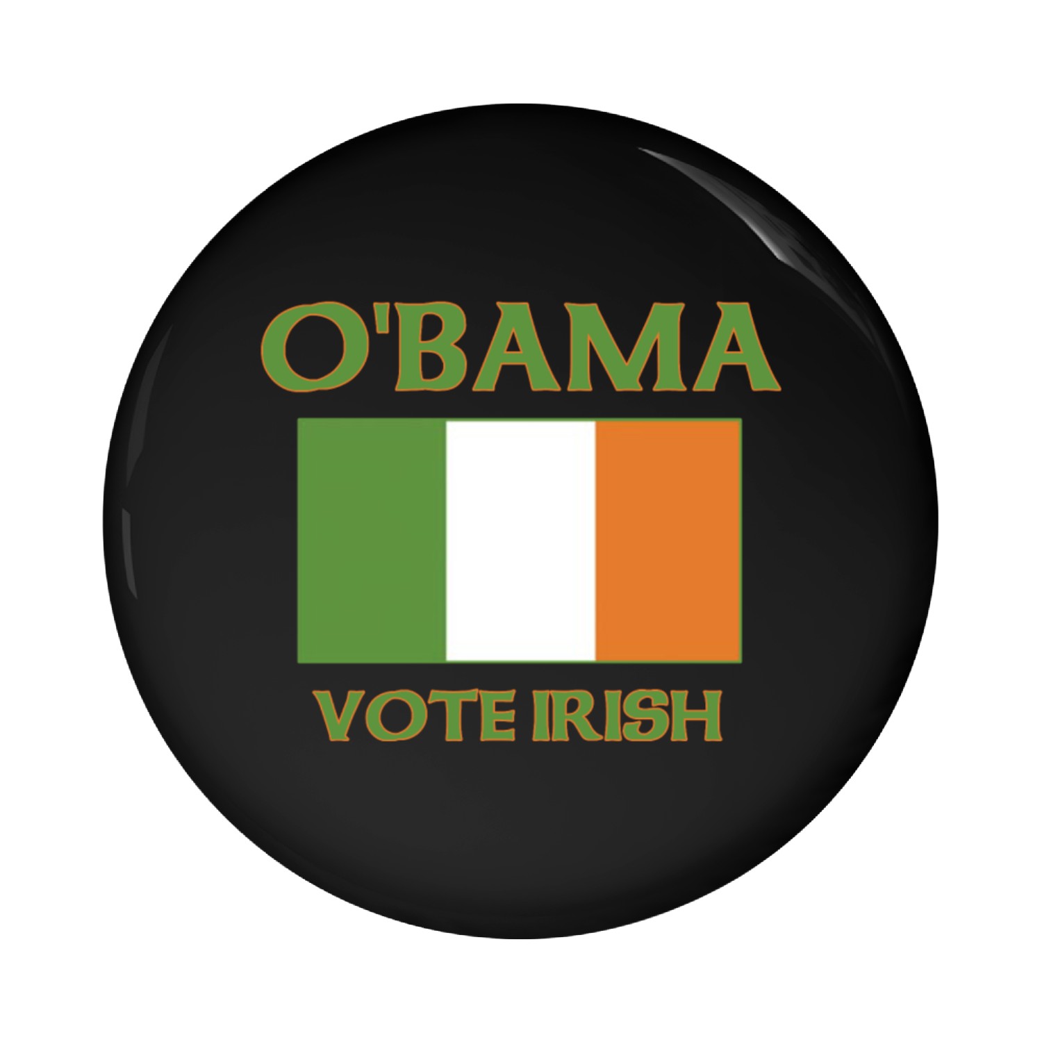 Vote Obama Vote Irish Pin Buttons