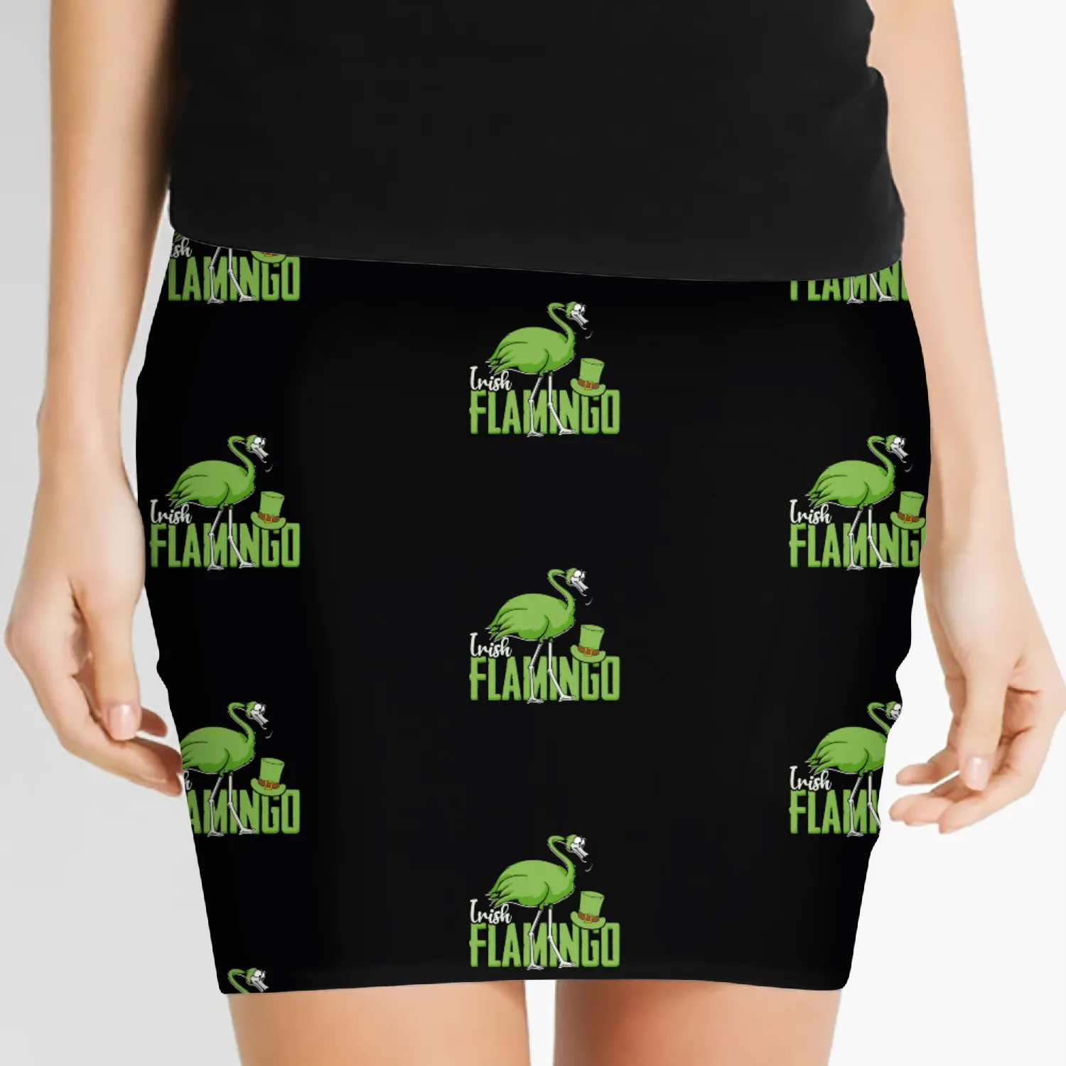 Irish Flamingo - flamingo Women's Mini Skirts