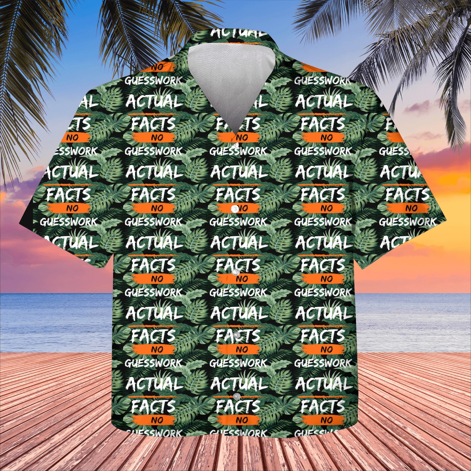 Actual facts no guesswork merch by L. Childrous Kids Hawaiians