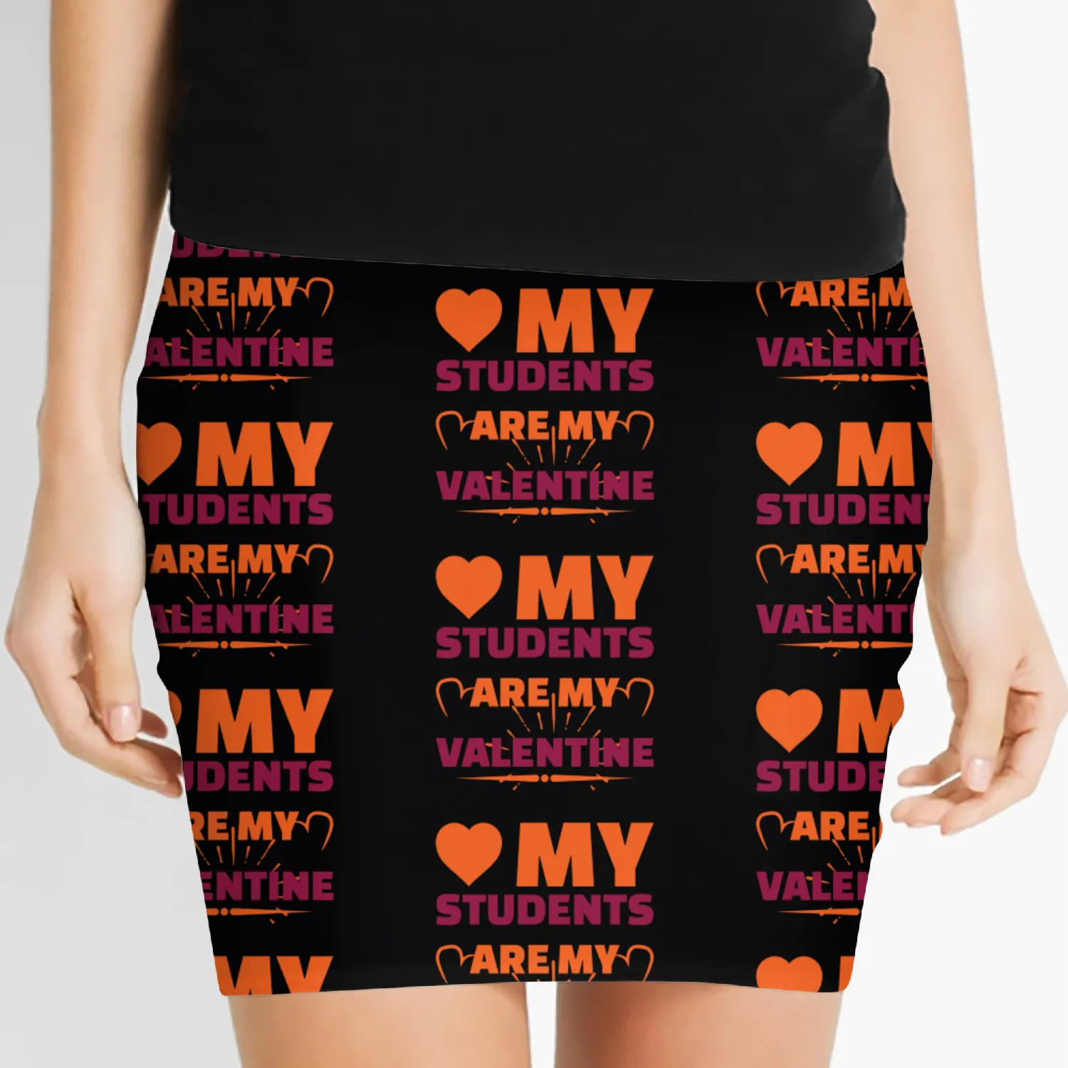 Valentines Day Gifts My Students Are My Valentine Women's Mini Skirts