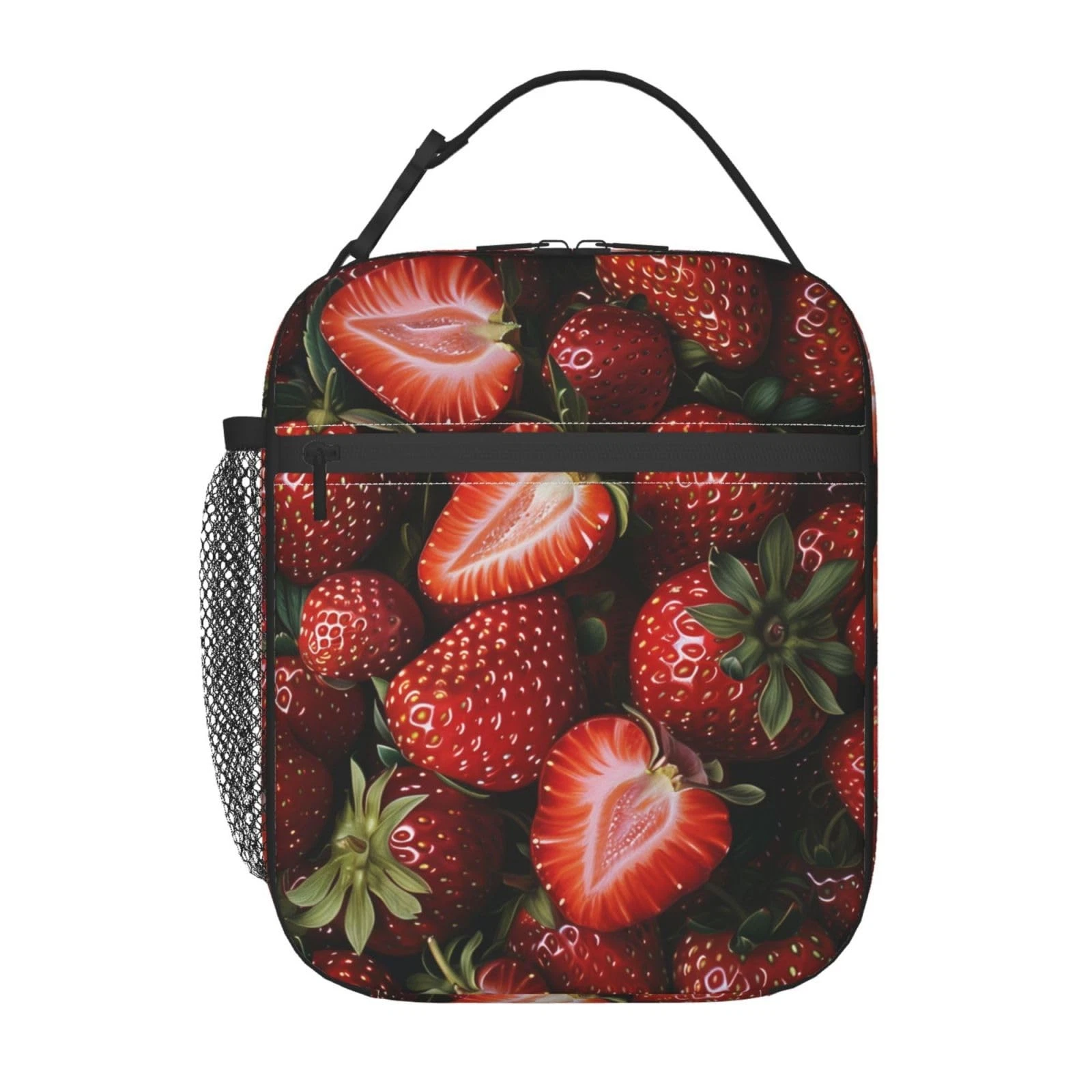 Strawberry Lunch Bag for Kids Boys Girls