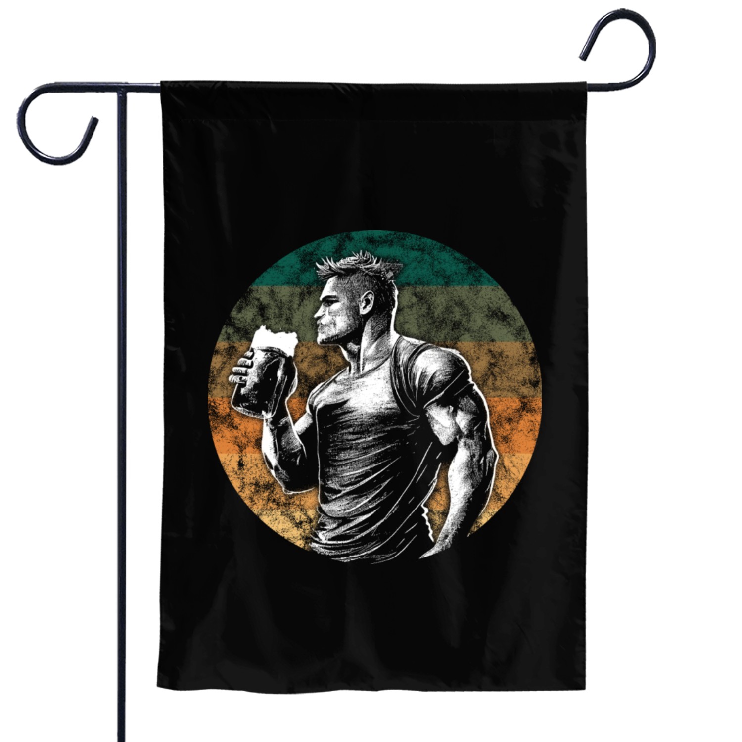 Muscles & Brews Garden Flags