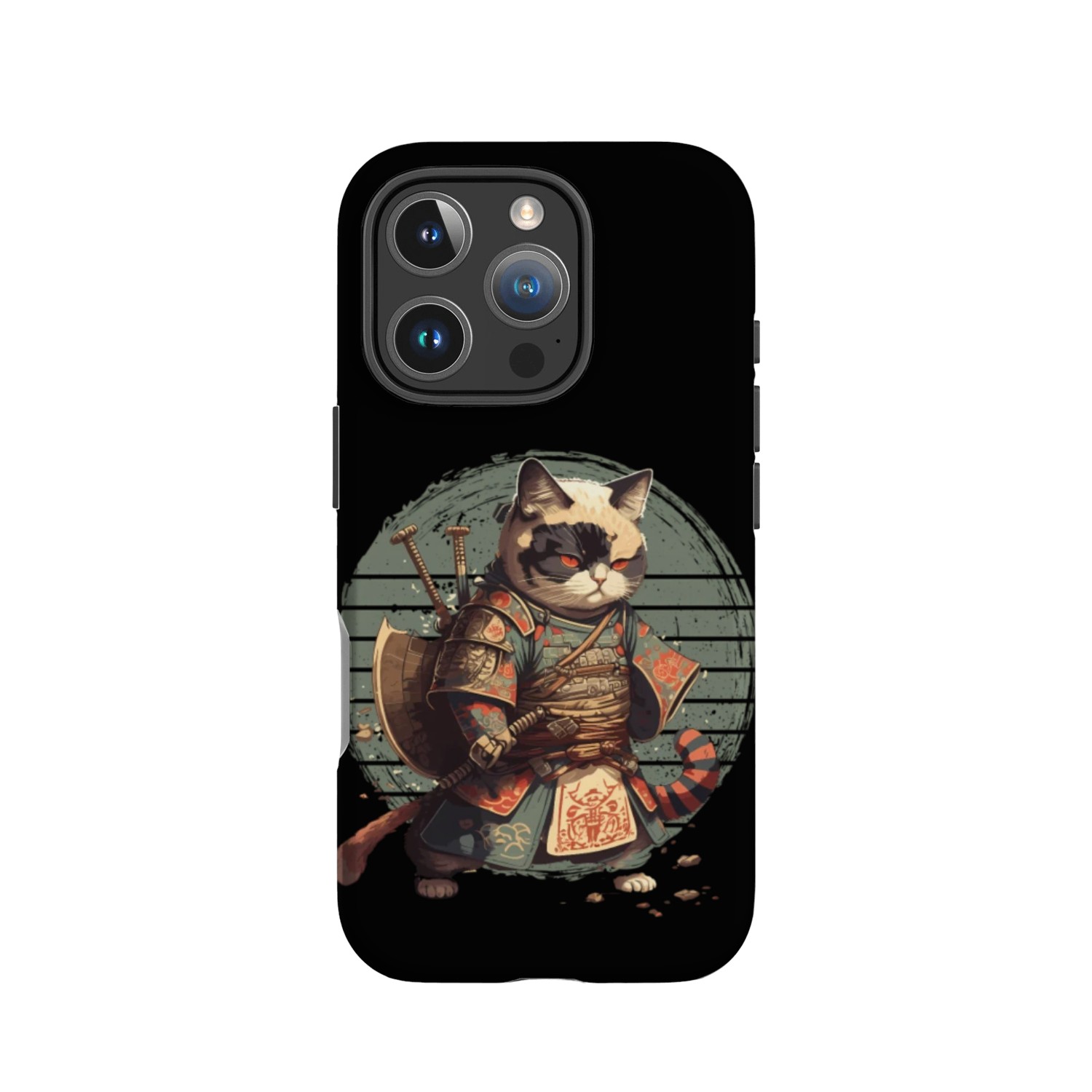 Samurai Cat Warrior Japanese Ninja Cat Kawaii IPhone Cases
