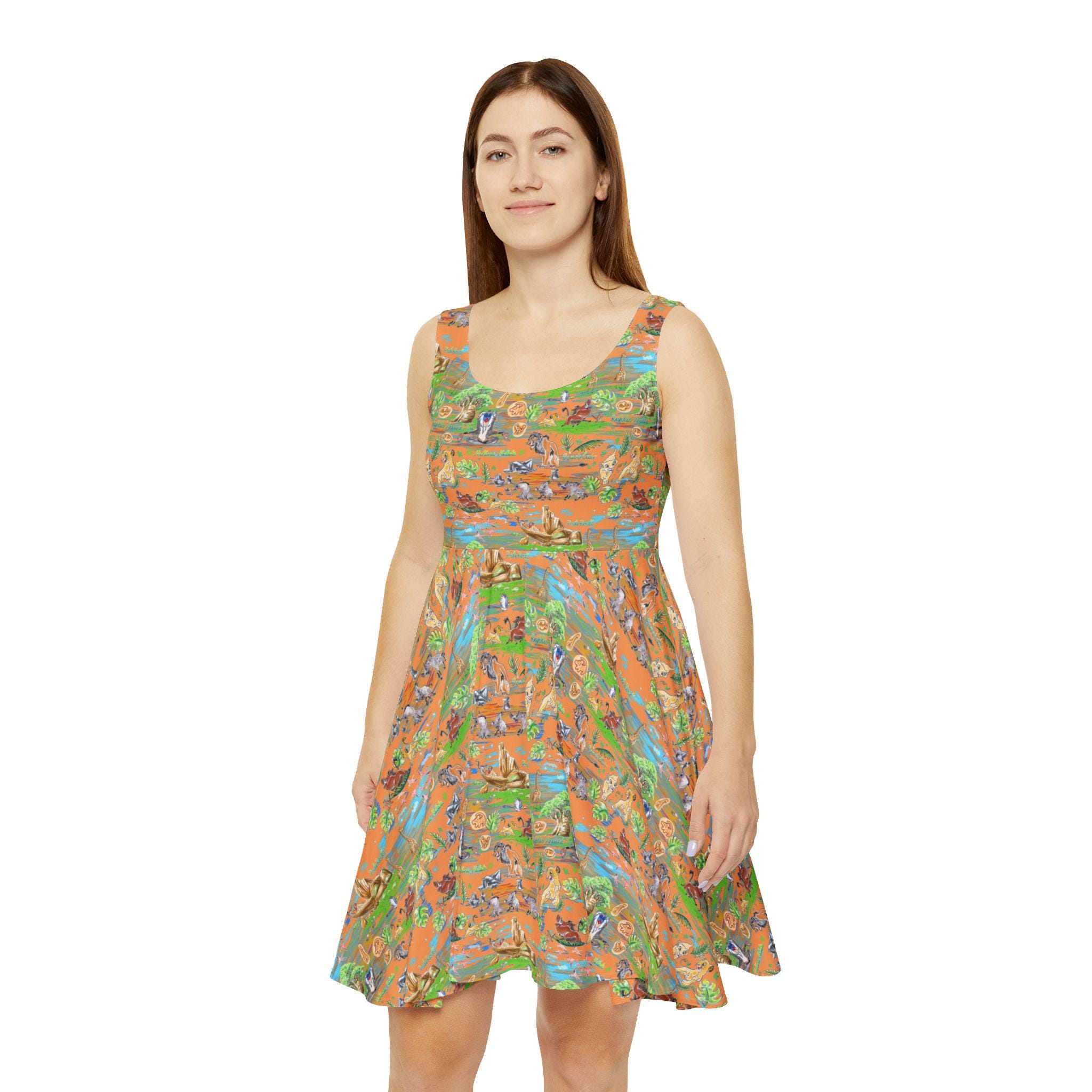 Simba's Savanna Sunset Women's Skater Dress