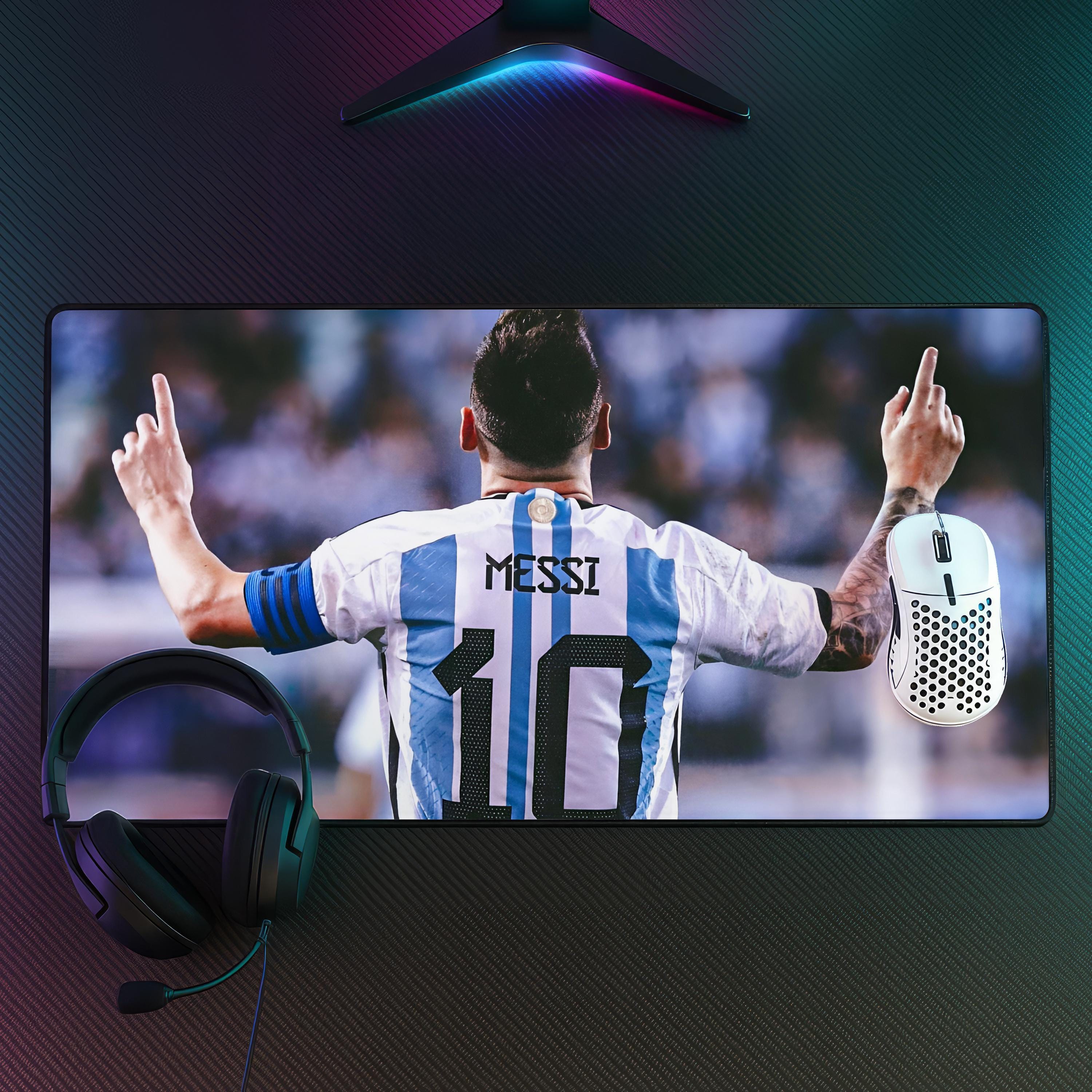 Lionel Messi Argentina Football Mouse Pad Extended Desk Mat