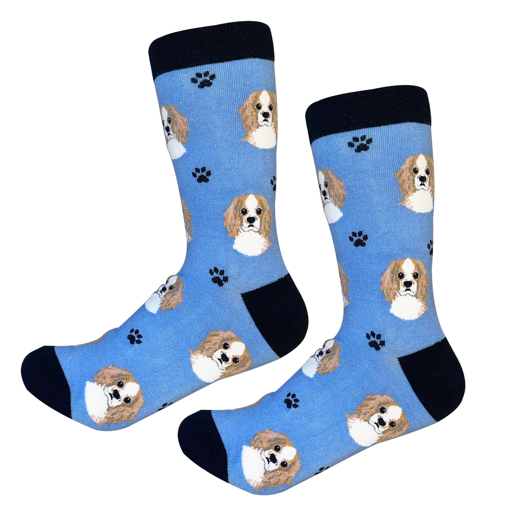 Cavalier King Charles Dog Socks, Gift Ideas for Pet Lovers