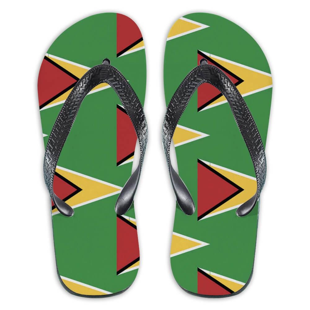 Abstract Guayanese Flag Guyana Flip Flop Gift Pattern