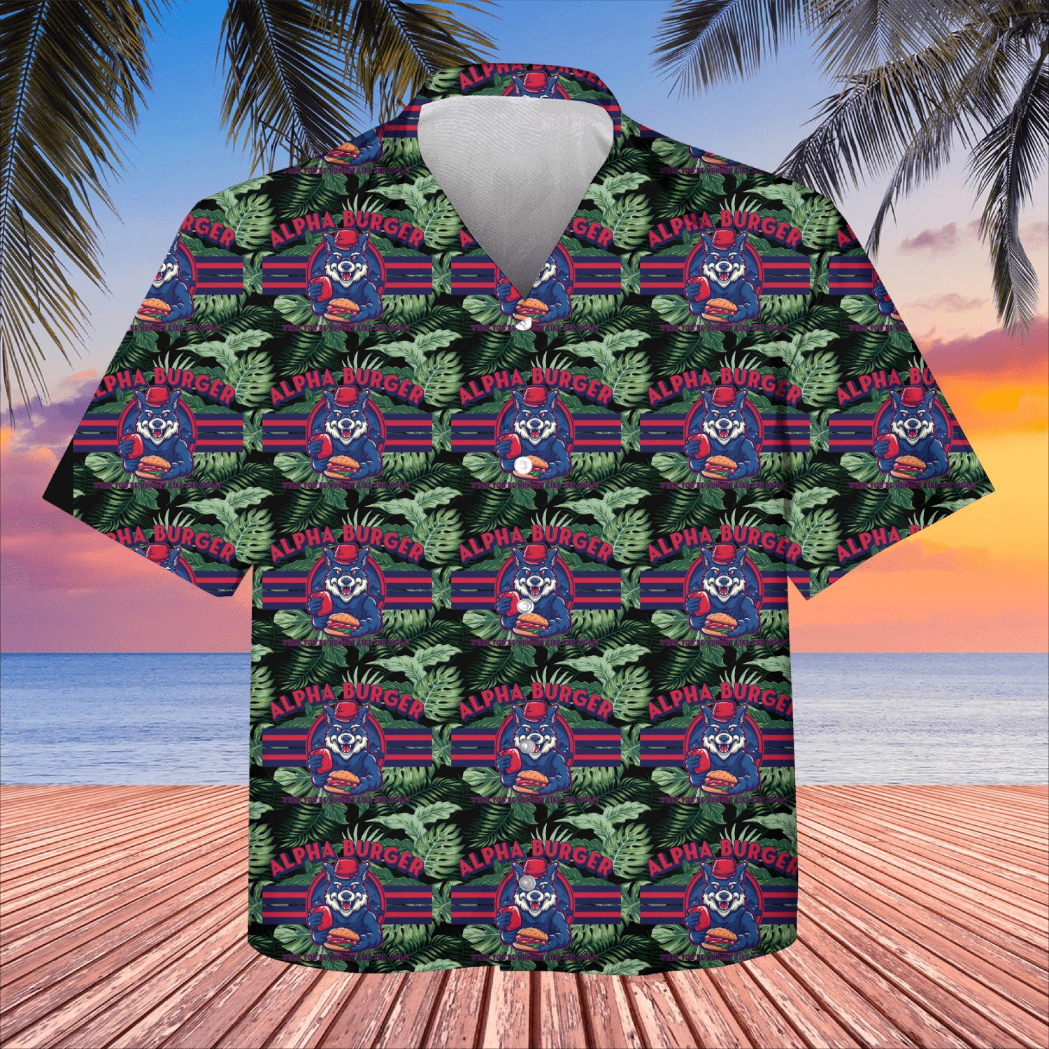 Alpha Burger Kids Hawaiians