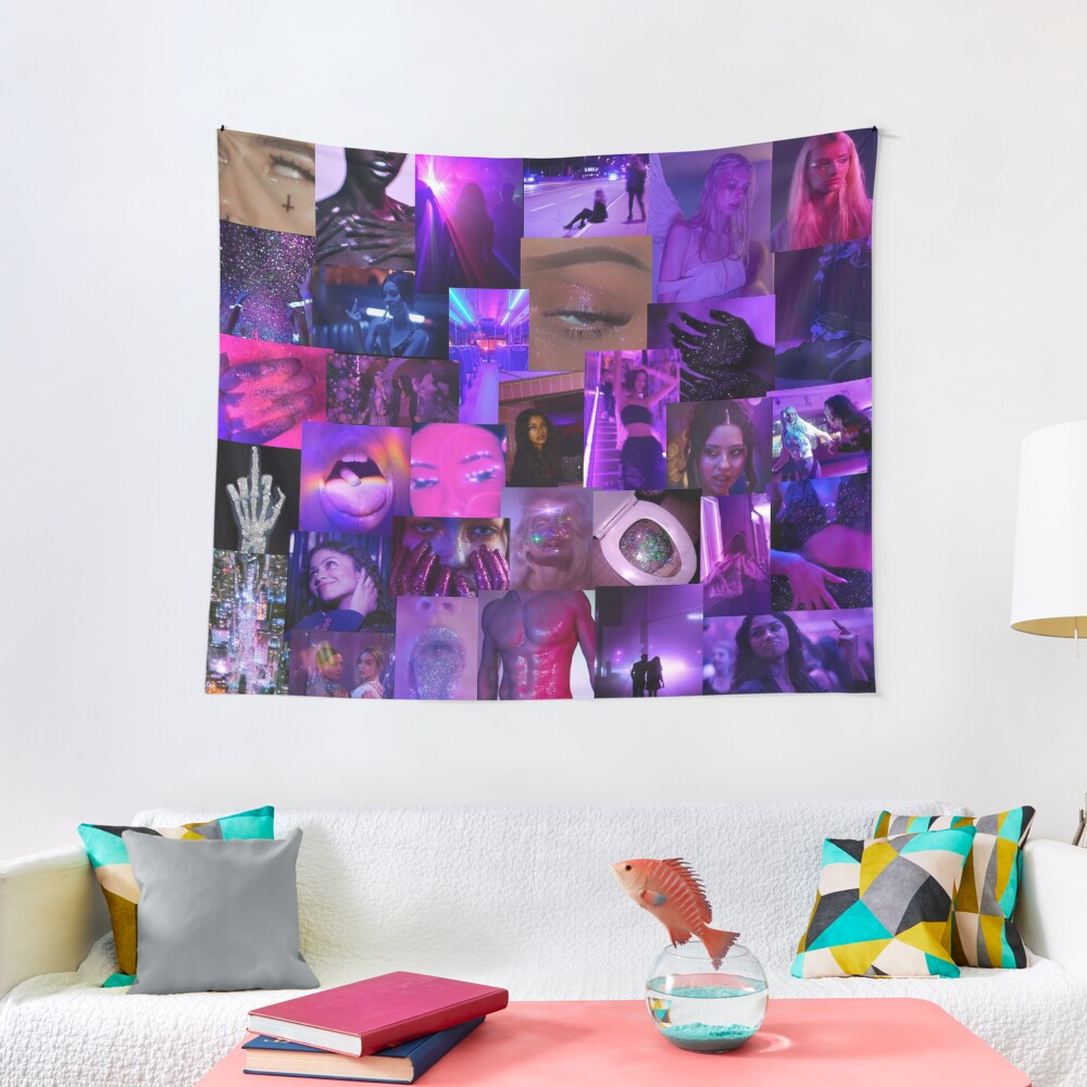 euphoria vibe collage Tapestry