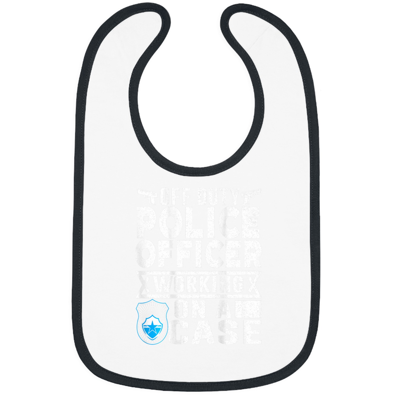 Police Job BACKPRINT Design for Police Officer 5 Bibs