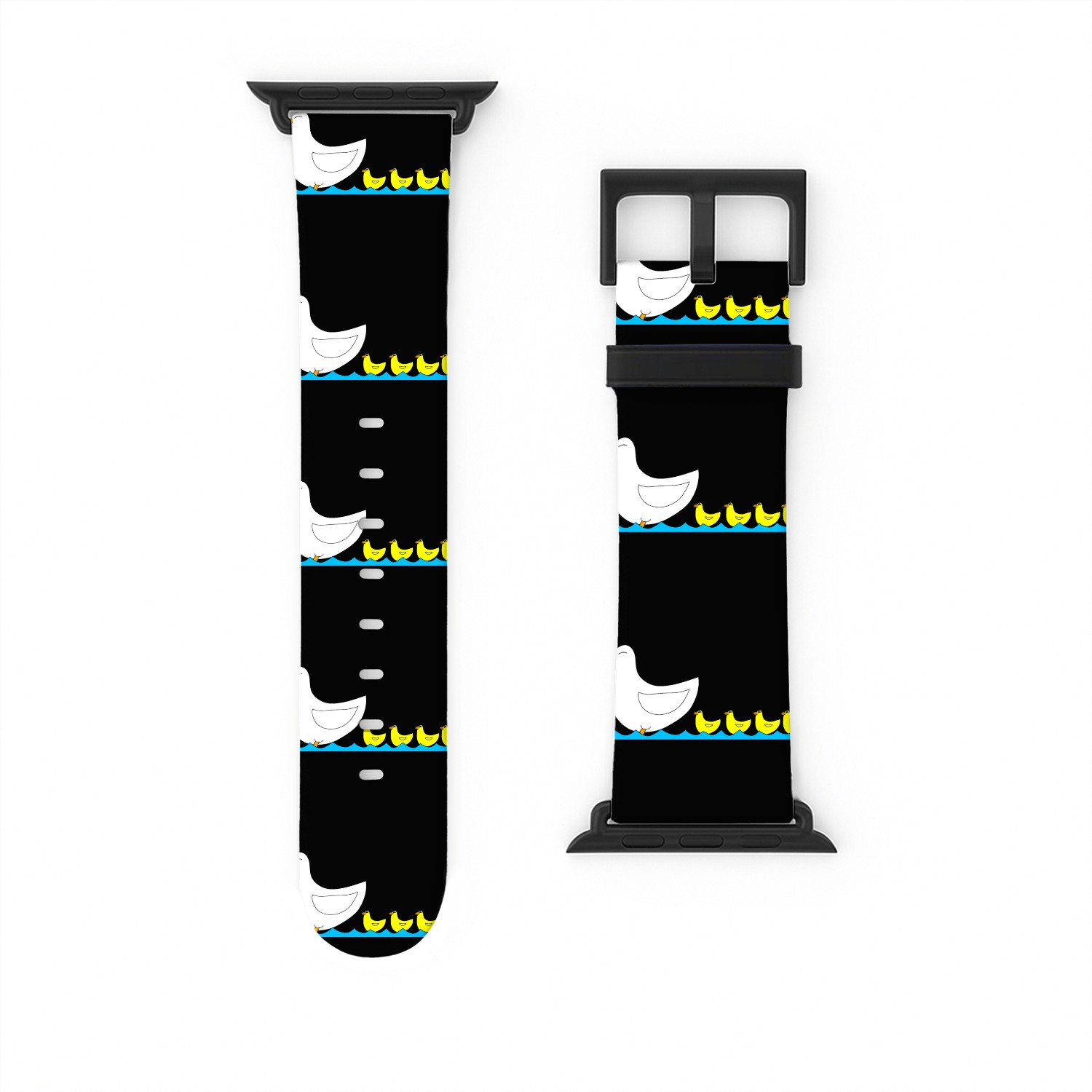 Duck with ducklings Watch Bands For Apple Watch
