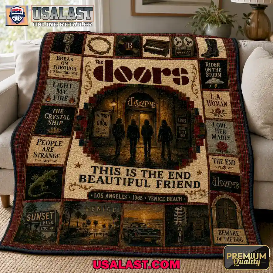 The Doors This Is The End Beautiful Friend Quilt Blanket